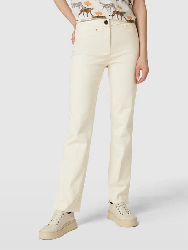 Marc Cain Hose Mit Bügelfalten - Beige 6 Marc Cain Hose Mit Bügelfalten - Beige – Bild 4