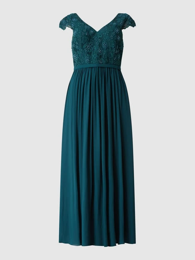 My Mascara Curves PLUS SIZE Abendkleid Aus Spitze Und Chiffon - Grün 3 My Mascara Curves PLUS SIZE Abendkleid Aus Spitze Und Chiffon - Grün