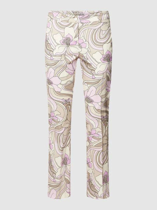Cambio Hose Mit Allover-Muster Modell 'Stella' - Hellrosa 4 Cambio Hose Mit Allover-Muster Modell 'Stella' - Hellrosa – Bild 2