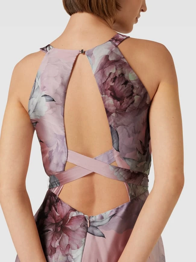 Swing Abendkleid Mit Floralem Allover-Muster - Rosa 5 Swing Abendkleid Mit Floralem Allover-Muster - Rosa – Bild 3