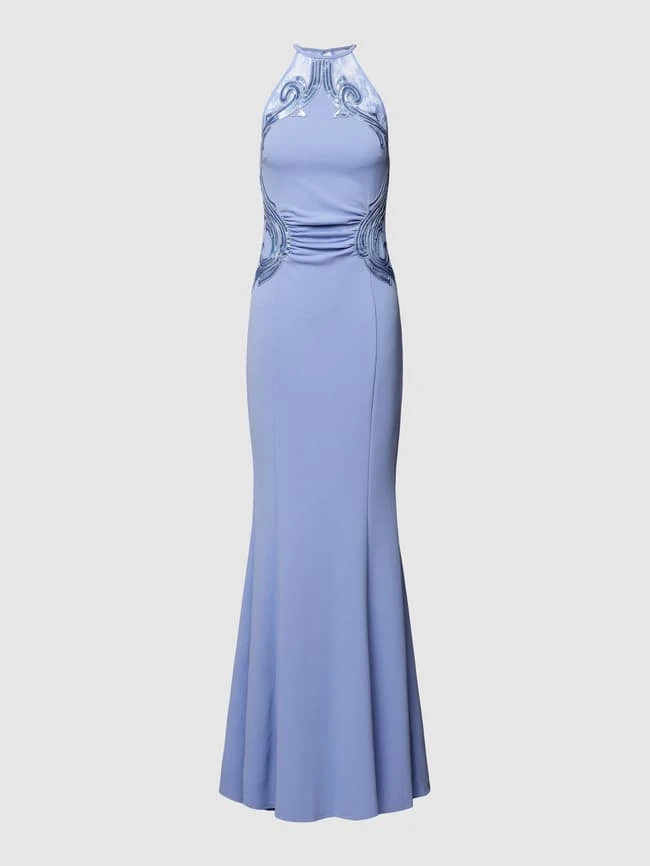 Lipsy Abendkleid Mit Paillettenbesatz - Hellblau 4 Lipsy Abendkleid Mit Paillettenbesatz - Hellblau – Bild 2