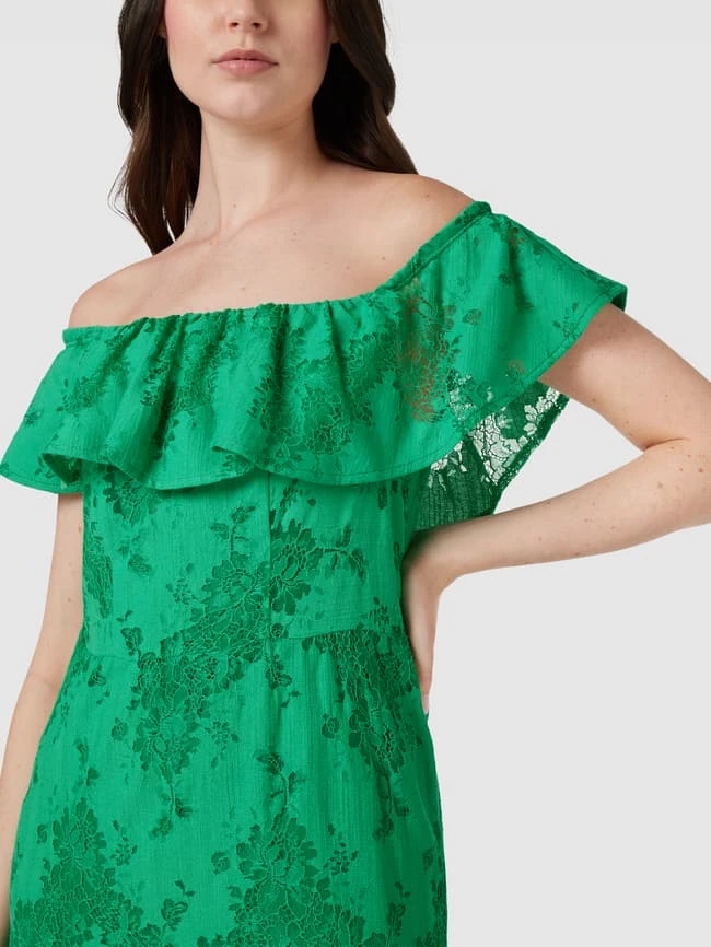 Liu Jo White Off-Shoulder-Midikleid Von Lio Jo White - Grün 5 Liu Jo White Off-Shoulder-Midikleid Von Lio Jo White - Grün – Bild 3