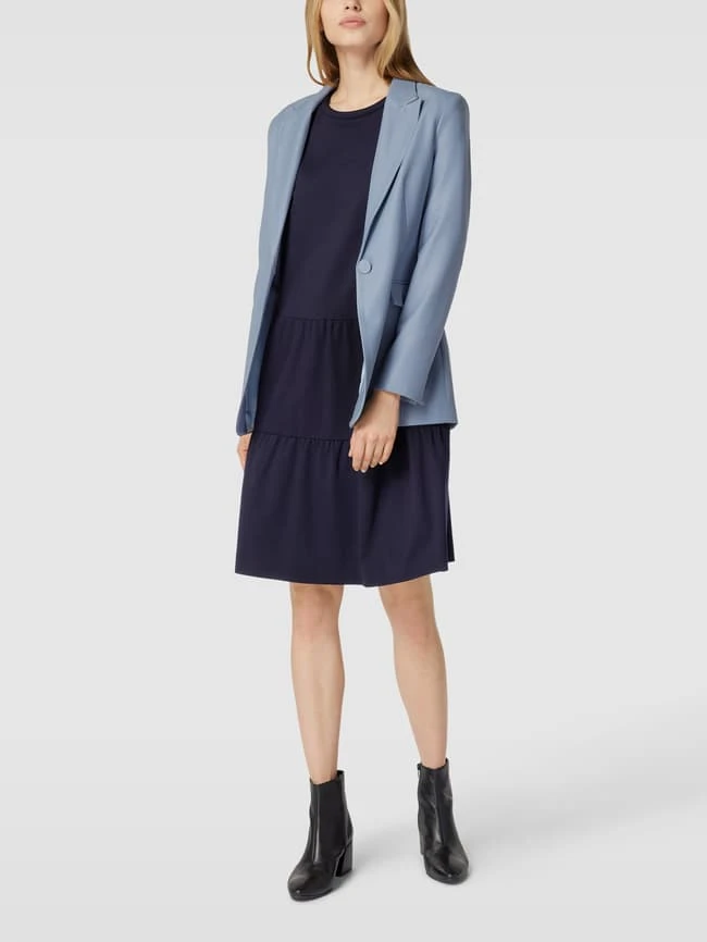 Marc Cain Minikleid Mit Nahtreißverschluss - Marineblau 3 Marc Cain Minikleid Mit Nahtreißverschluss - Marineblau