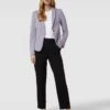 Jake*s Collection Blazer Mit Knopfverschluss - Lila