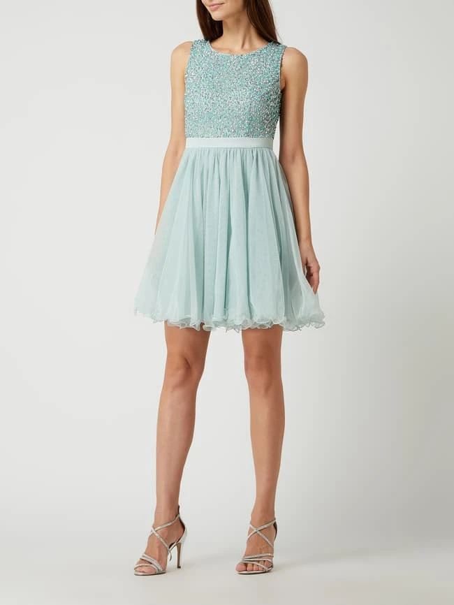 Jake*s Cocktail Cocktailkleid Aus Tüll - Hellgrün 3 Jake*s Cocktail Cocktailkleid Aus Tüll - Hellgrün