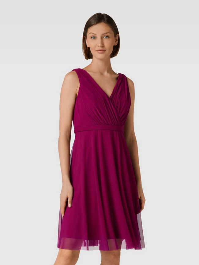 TROYDEN COLLECTION Cocktailkleid In Wickel-Optik - Fuchsia 6 TROYDEN COLLECTION Cocktailkleid In Wickel-Optik - Fuchsia – Bild 4
