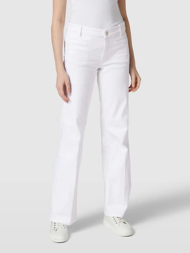 Cambio Jeans Mit Bügelfalten Modell 'TESS' - Weiß 6 Cambio Jeans Mit Bügelfalten Modell 'TESS' - Weiß – Bild 4