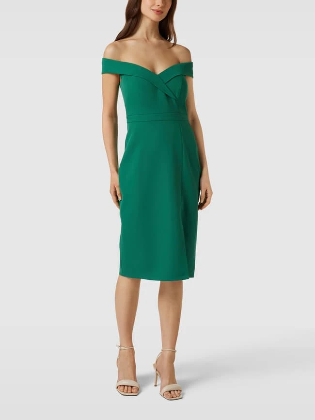 TROYDEN COLLECTION Cocktailkleid Mit Herzausschnitt - Smaragdgrün 3 TROYDEN COLLECTION Cocktailkleid Mit Herzausschnitt - Smaragdgrün