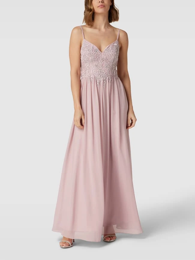 Laona Abendkleid Mit Herz-Ausschnitt - Rosa 3 Laona Abendkleid Mit Herz-Ausschnitt - Rosa