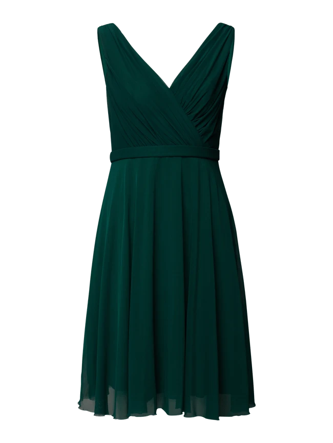 TROYDEN COLLECTION Cocktailkleid In Wickel-Optik - Smaragdgrün 4 TROYDEN COLLECTION Cocktailkleid In Wickel-Optik - Smaragdgrün – Bild 2