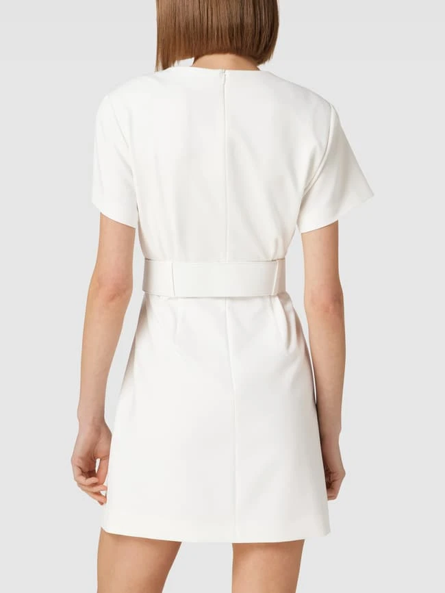 HUGO Minikleid Mit Taillengürtel Modell 'Kabusas' - Offwhite 7 HUGO Minikleid Mit Taillengürtel Modell 'Kabusas' - Offwhite – Bild 5