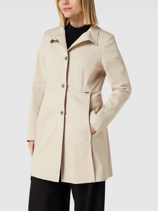 Cinque Mantel Mit Stehkragen Modell 'CIMERA' - Beige 6 Cinque Mantel Mit Stehkragen Modell 'CIMERA' - Beige – Bild 4