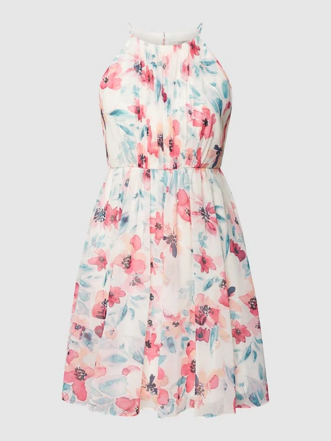 Jake*s Cocktail Cocktailkleid Mit Floralem Muster - Ecru 3 Jake*s Cocktail Cocktailkleid Mit Floralem Muster - Ecru