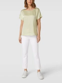 Raffaello Rossi Flared Cut Schlupfhose Mit Ziernähten Modell 'MACY' - Weiß