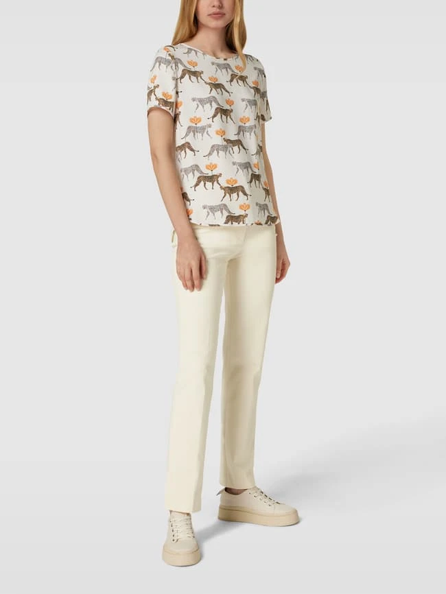 Marc Cain Hose Mit Bügelfalten - Beige 3 Marc Cain Hose Mit Bügelfalten - Beige