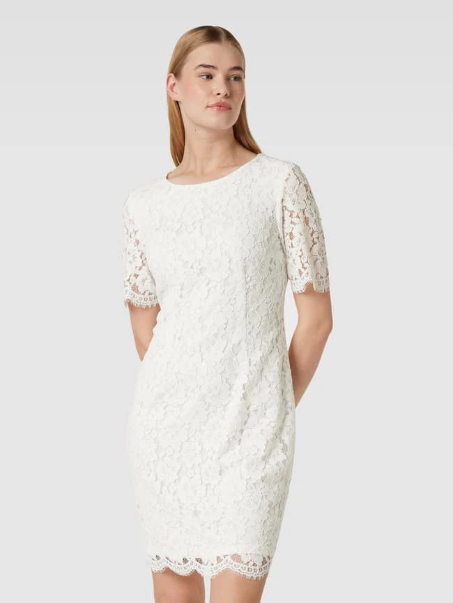 Montego Cocktailkleid Aus Spitze Mit Floralem Allover-Muster - Ecru 6 Montego Cocktailkleid Aus Spitze Mit Floralem Allover-Muster - Ecru – Bild 4