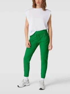 MAC Jogpants Mit Reißverschlusstaschen Modell Easy Active - Grün