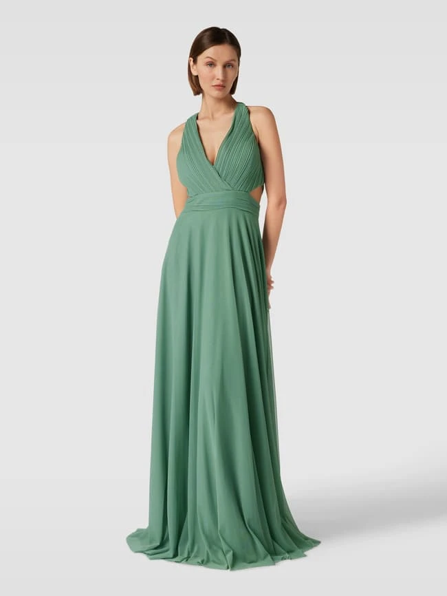 TROYDEN COLLECTION Abendkleid Mit Neckholder - Mint 3 TROYDEN COLLECTION Abendkleid Mit Neckholder - Mint