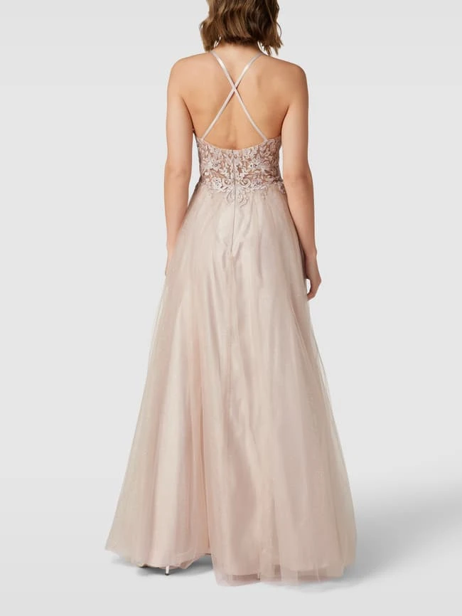 Luxuar Abendkleid Mit Herz-Ausschnitt - Gold 7 Luxuar Abendkleid Mit Herz-Ausschnitt - Gold – Bild 5