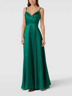 Luxuar Abendkleid Mit Herz-Ausschnitt - Grün