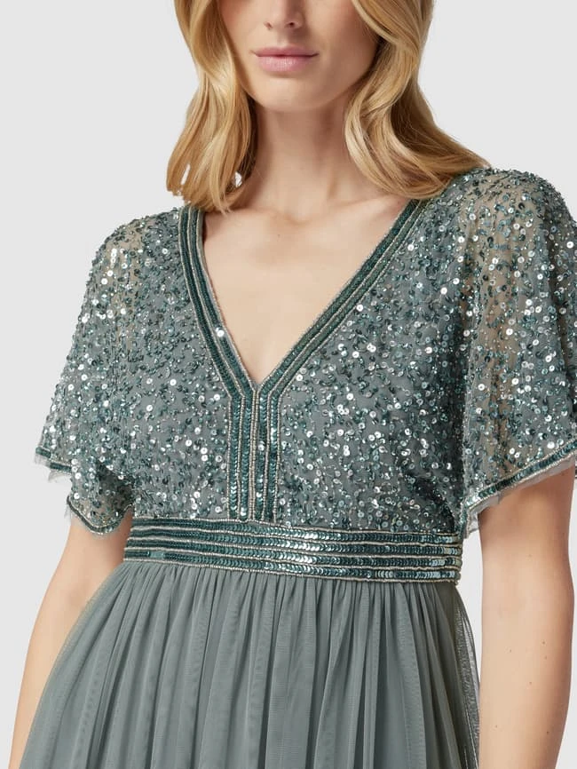 Jake*s Cocktail Abendkleid Mit Paillettenbesatz - Bottle 5 Jake*s Cocktail Abendkleid Mit Paillettenbesatz - Bottle – Bild 3