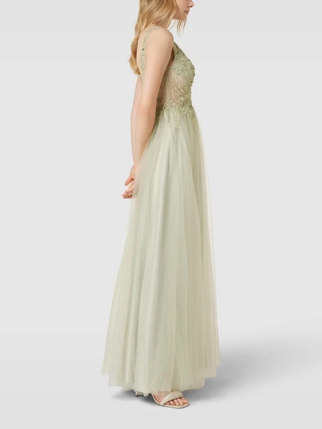 Laona Abendkleid Mit Ziersteinbesatz - Mint 6 Laona Abendkleid Mit Ziersteinbesatz - Mint – Bild 4