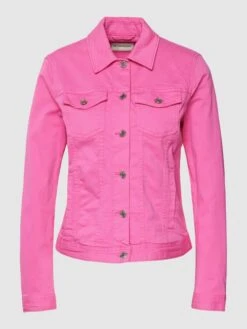 Tom Tailor Jeansjacke Mit Brusttaschen - Pink
