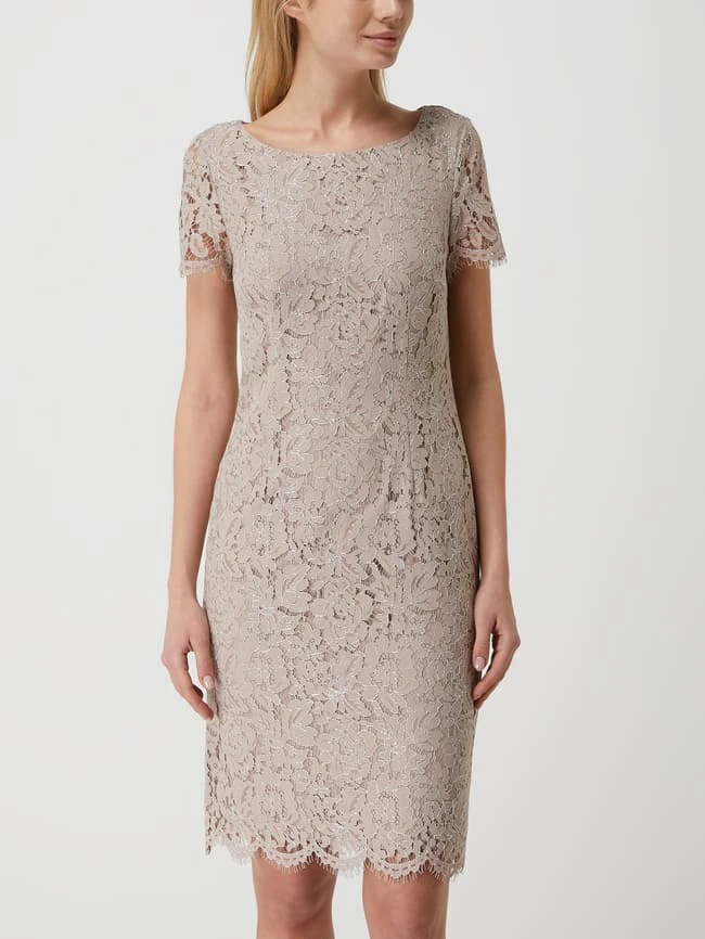 Christian Berg Cocktail Cocktailkleid Aus Spitze - Mauve 6 Christian Berg Cocktail Cocktailkleid Aus Spitze - Mauve – Bild 4