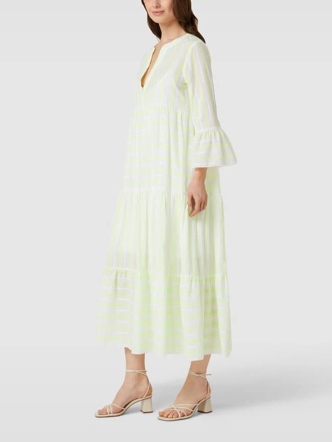 Tonno & Panna Tunikakleid Mit Streifenmuster Modell 'Pearl' - Weiß 3 Tonno & Panna Tunikakleid Mit Streifenmuster Modell 'Pearl' - Weiß